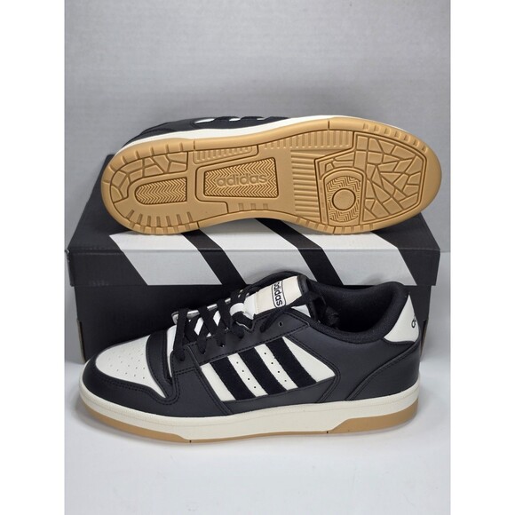 Adidas Break Start Low Casual Shoes Sneakers Size M8 W9 Black White Gum